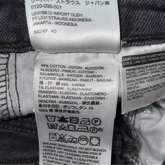 Levi’s wedgie skinny high rise Jean size 27/ L26 - Picture 9 of 13